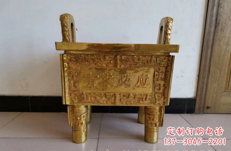 天津铜雕香炉雕塑