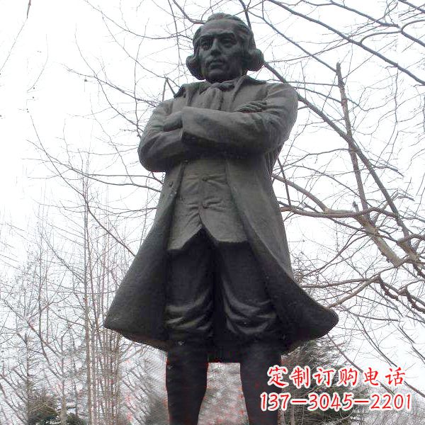 天津瓦特公园铜雕塑像
