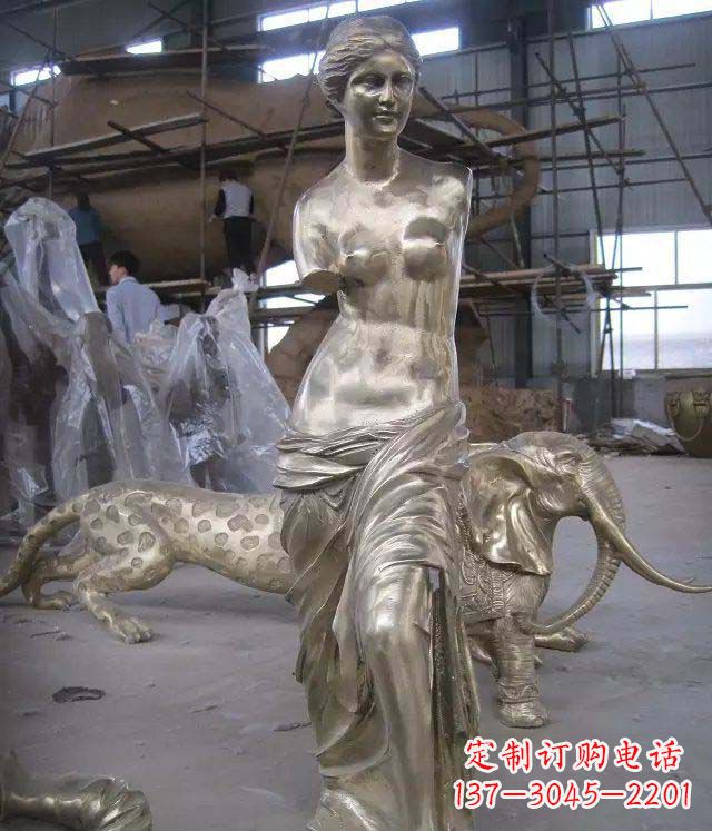 天津维纳斯西方人物铜雕