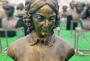 天津南丁格尔纯铜头像雕像——传承慈善精神