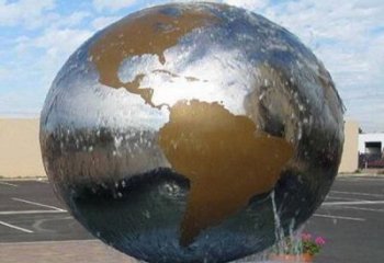 天津国际化地球喷泉雕塑