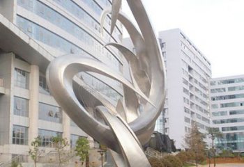 天津企业海浪景观雕塑