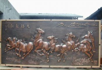 天津中领雕塑：古典造型的精美马雕塑