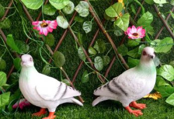 天津传递和平的鸽子雕塑