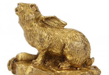 天津精美铸铜鎏金动物雕塑