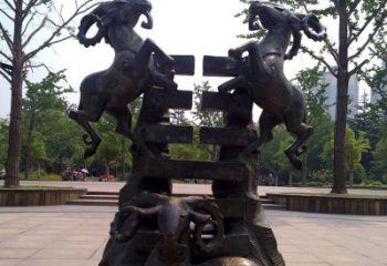 天津传统工艺铜雕十二生肖