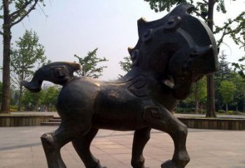 天津中领雕塑的十二生肖铜雕塑是一款独具特色的…