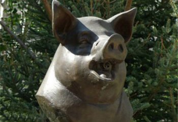 天津十二生肖猪首铜雕，让你敬佩万年历史的艺术精髓