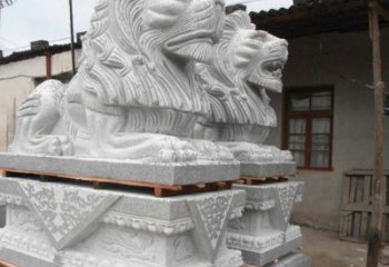天津港币狮子雕塑，华丽展现华夏气势