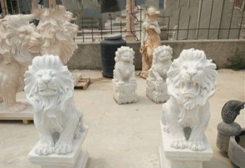 天津传承欧式历史的狮子雕塑