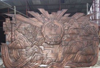 天津铜雕广场军人壁画雕塑摆件