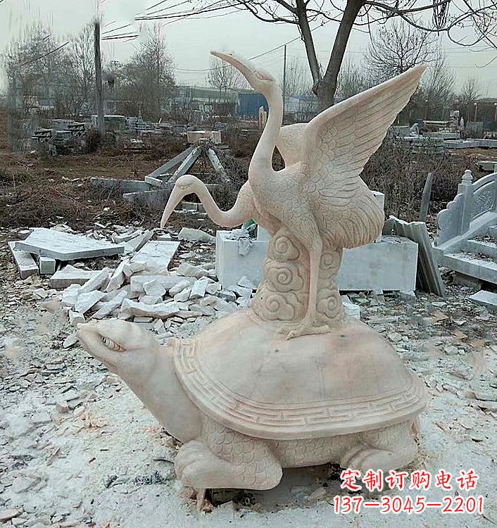 天津仙鹤石材雕塑