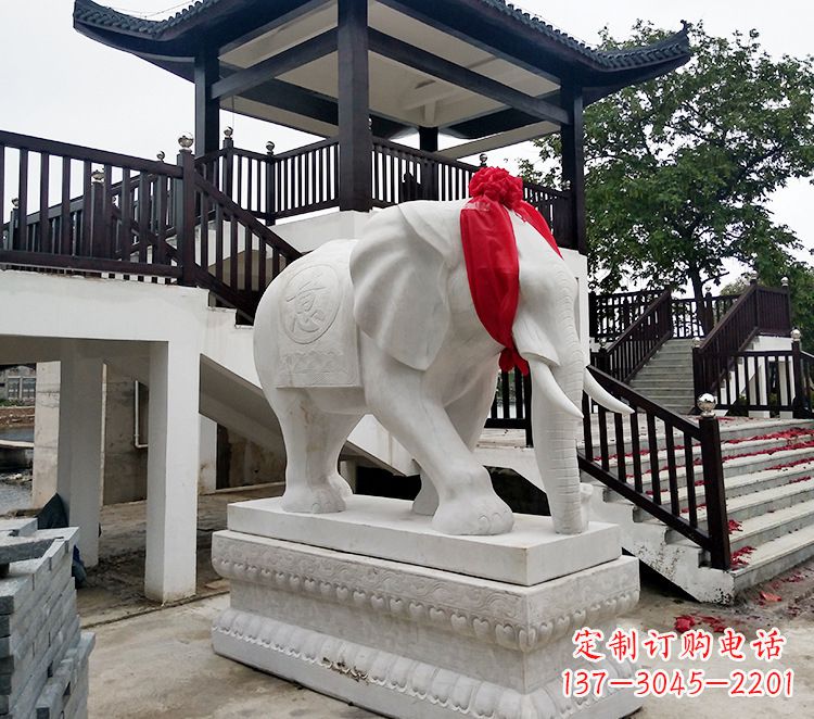 天津小孩大象石雕
