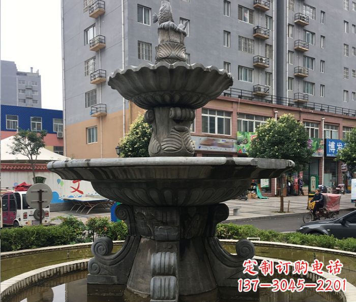 天津小区景观仿古喷泉石雕