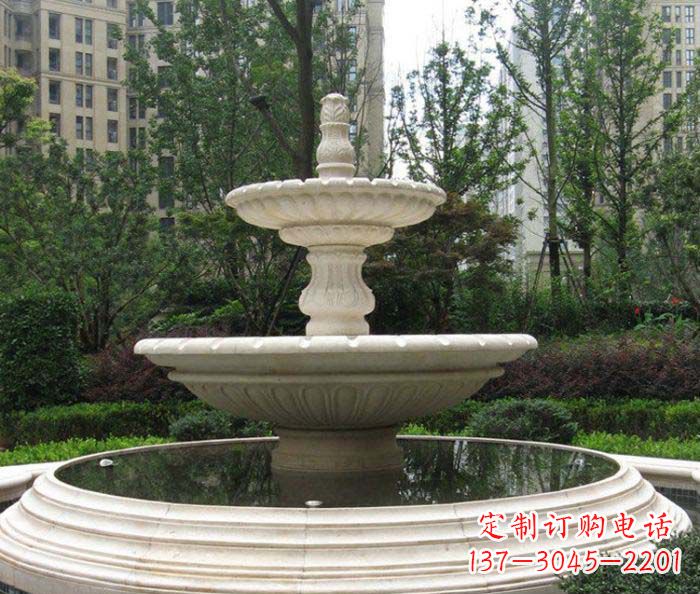 天津小区景观欧式喷泉石雕 (2)