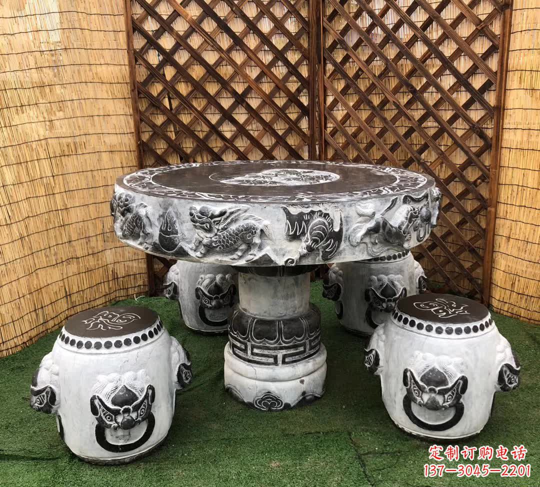 天津小区休闲创意石桌凳