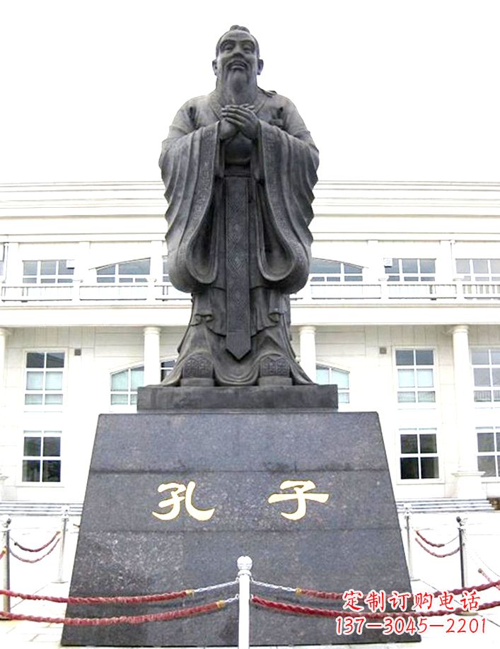 天津校园孔子雕塑