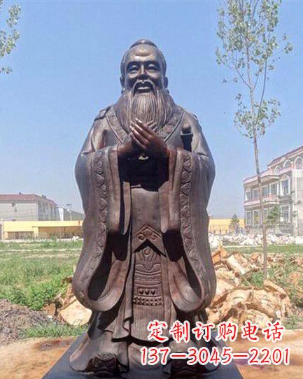 天津校园孔子雕像 (2)