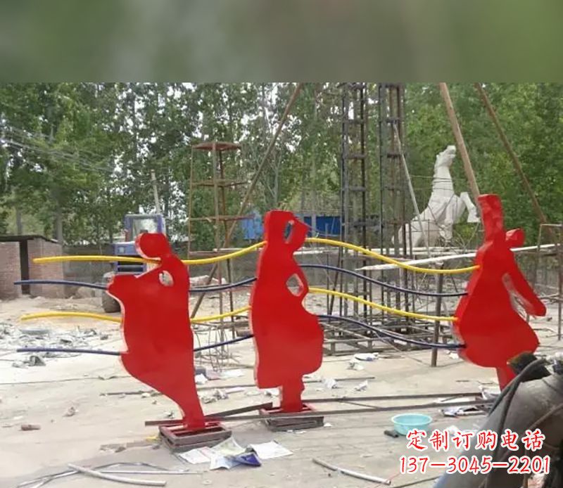 天津音符剪纸雕塑不锈钢