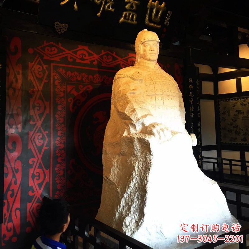 天津英雄盖世楚霸王石雕像