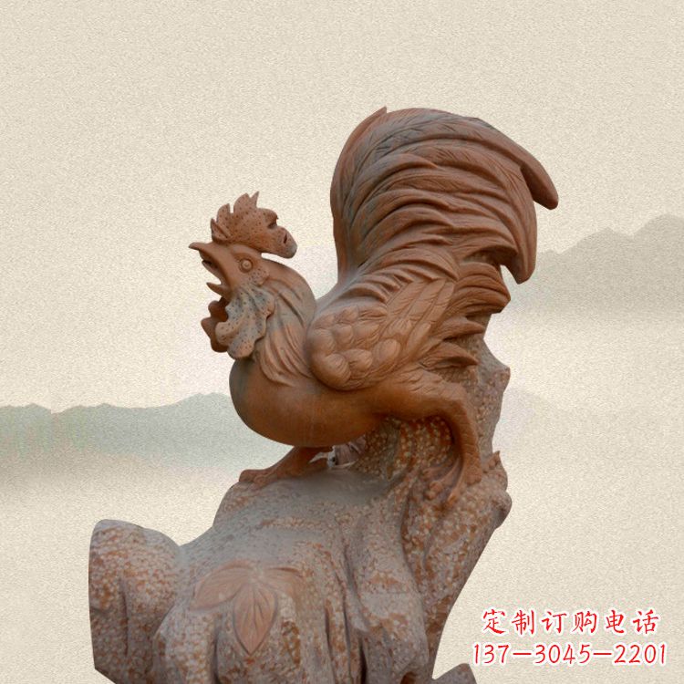 天津酉鸡景观石雕