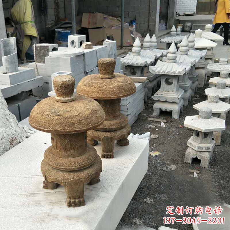 天津园林仿古石灯笼