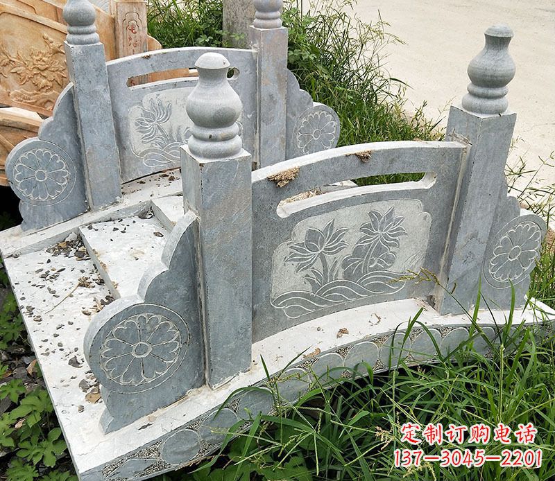天津园林仿古石栏板景观石雕_1 (2)