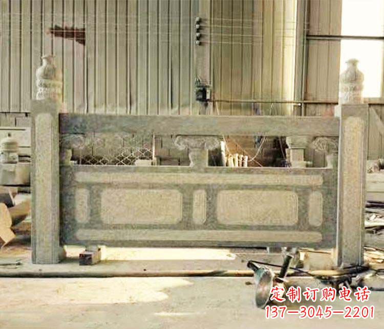 天津园林仿古石栏板景观石雕