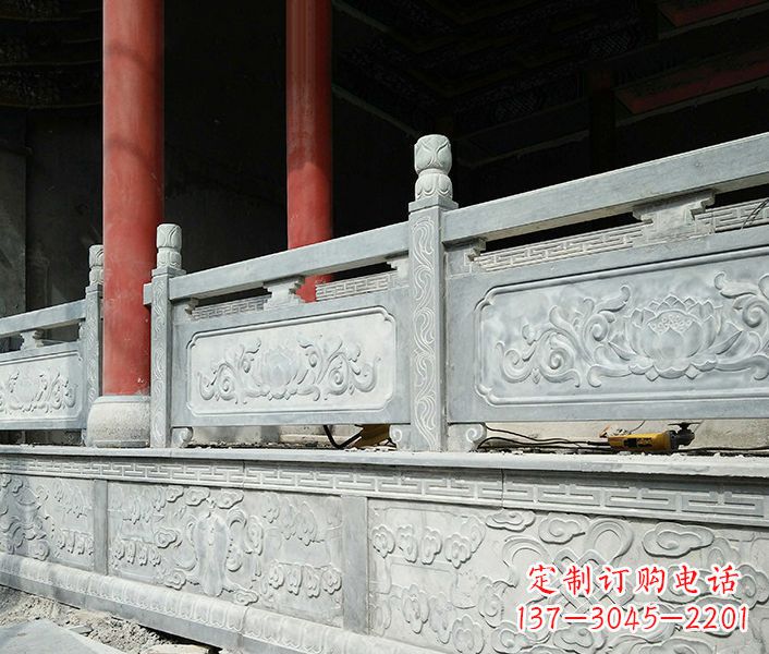 天津园林仿古石栏板景观石雕_1 (3)