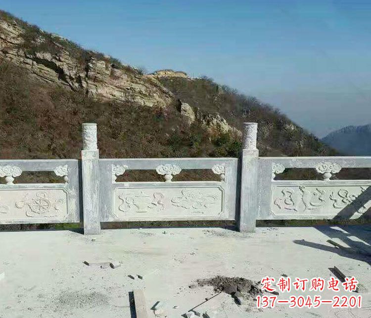 天津园林仿古石栏板景观石雕_2 (3)