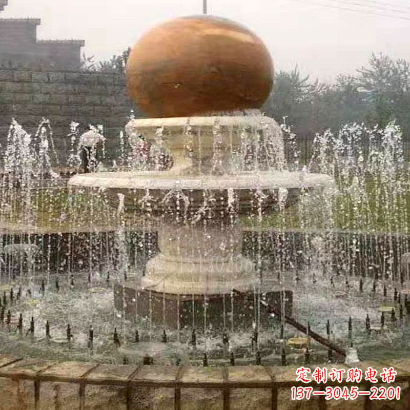 天津园林风水球