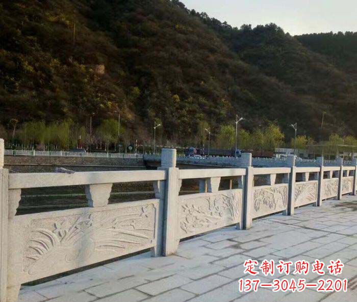 天津园林景观大理石浮雕栏板