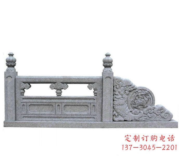 天津园林景观大理石栏板雕塑 (2)