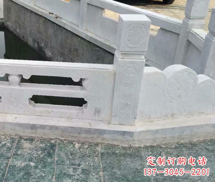 天津园林景观大理石栏板雕塑 (7)