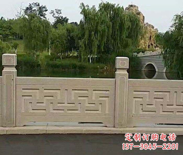天津园林景观大理石栏板石雕 (4)