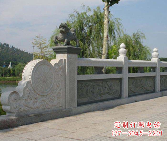 天津园林景观大理石栏板雕塑