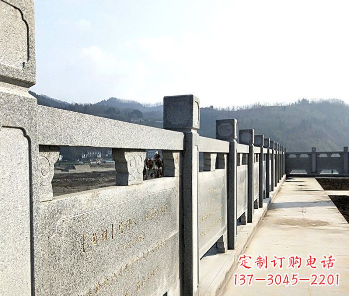 天津园林景观大理石栏板石雕 (14)