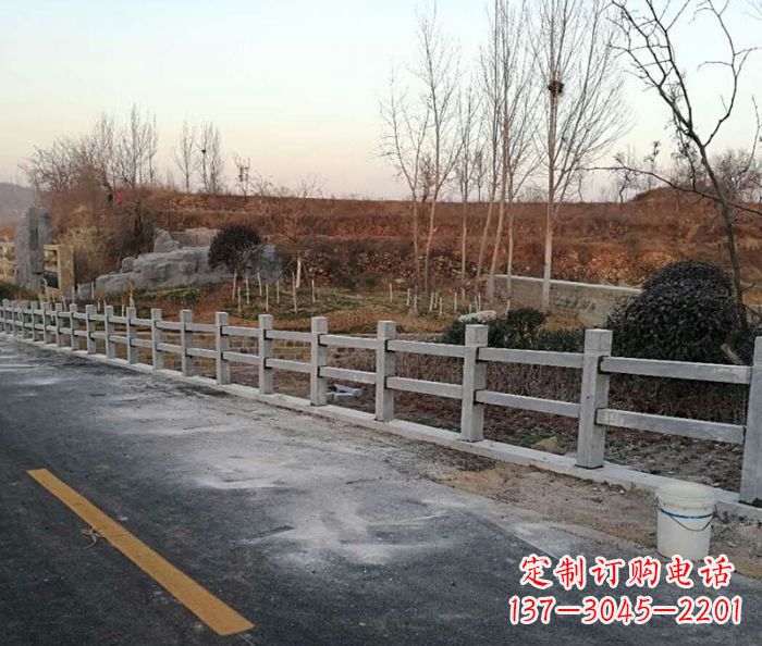 天津园林景观大理石栏杆石雕 (2)