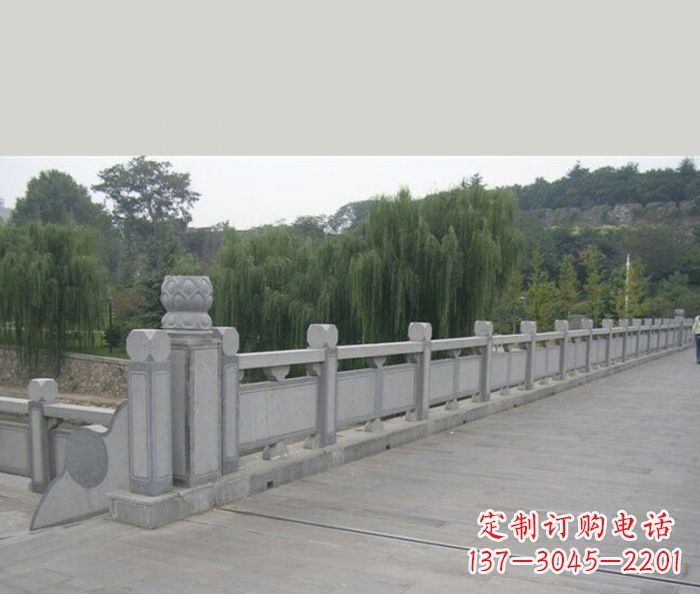天津园林景观大理石栏杆石雕 (4)