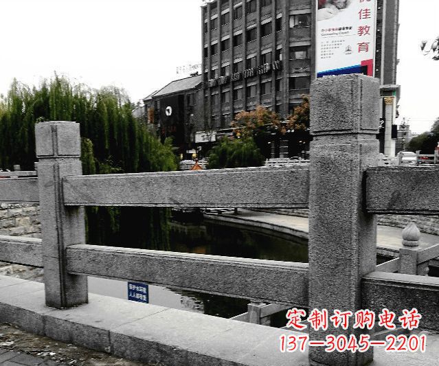 天津园林景观仿古石雕栏板 (9)