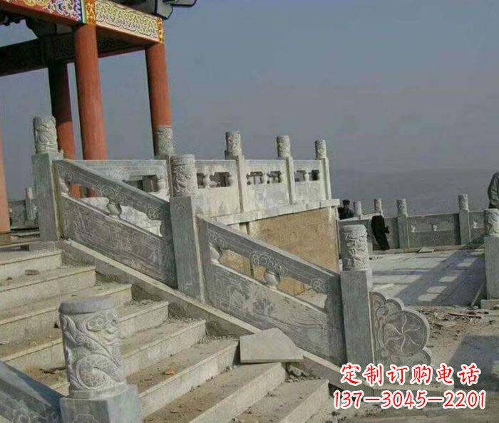 天津园林景观仿古石雕栏板