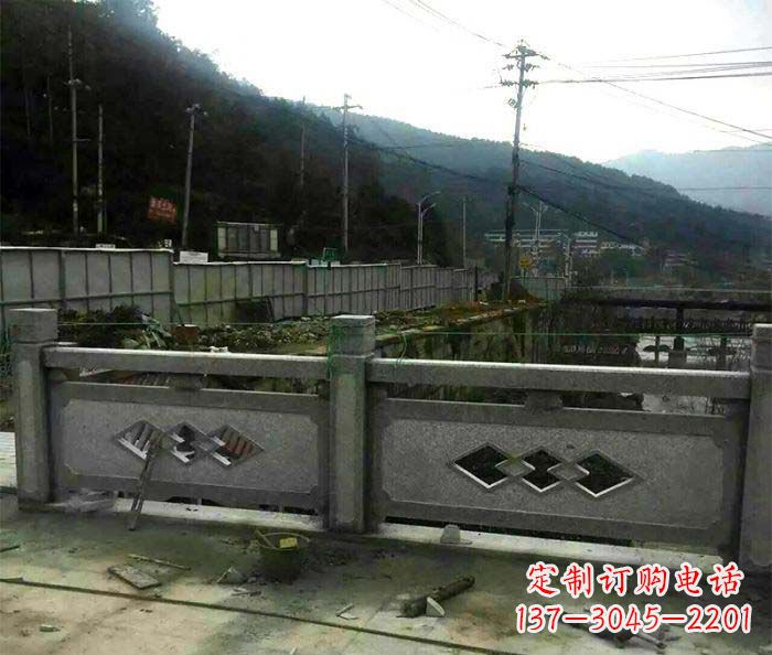 天津园林景观仿古石浮雕栏板 (2)