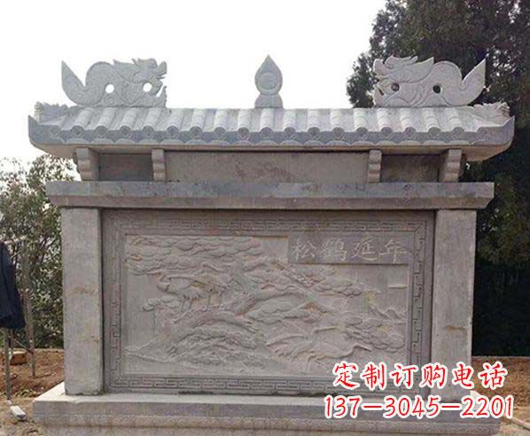 天津园林石影壁景观石雕