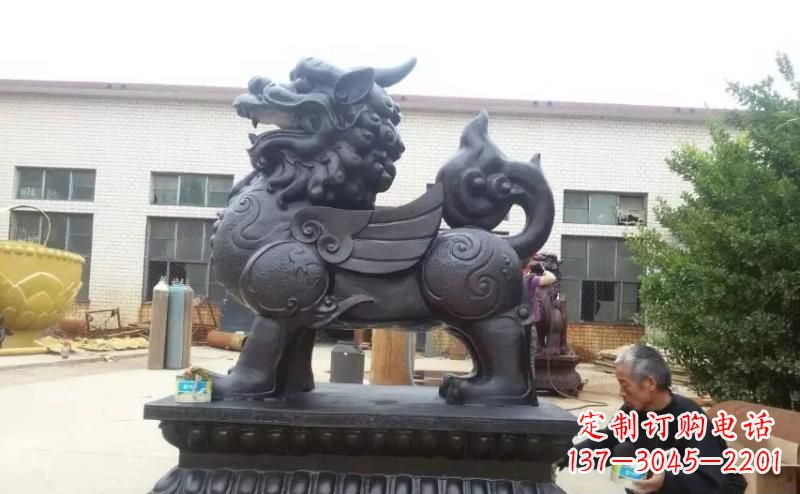 天津招财神兽貔貅铜雕 
