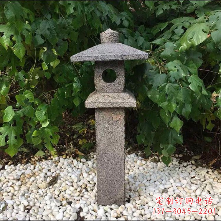 天津中式复古园林石灯