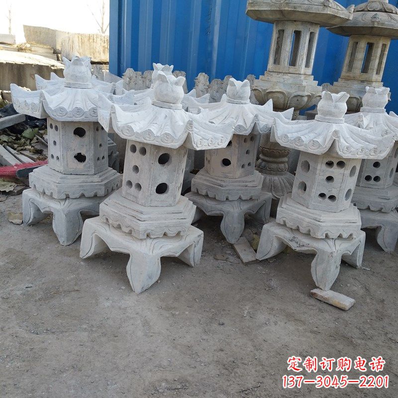 天津中式古代石灯笼