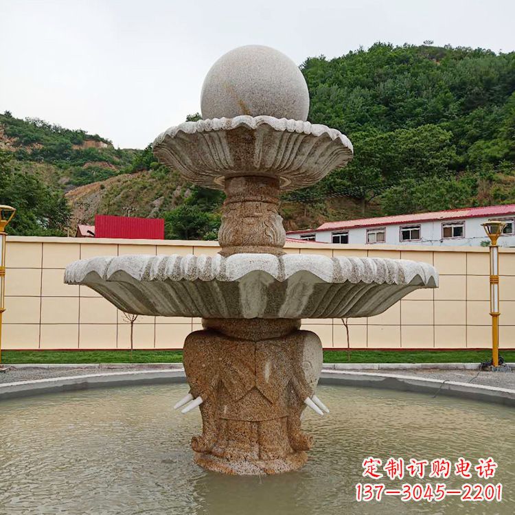天津中式喷泉石雕