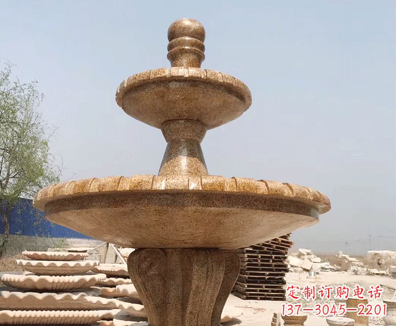 天津中式石雕喷泉