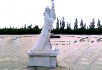 天津中国古代四大美女之王昭君广场石雕塑