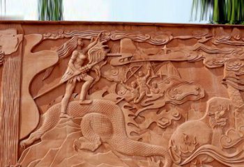天津中国远古文化浮雕